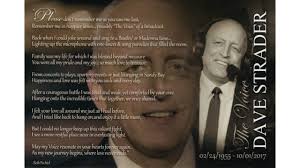 DUFFALO: Remembering Dave Strader, Mike Boland and Gord Downie