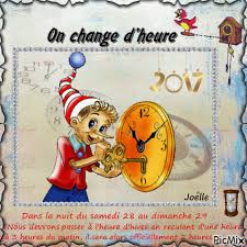 Le changement d'heure a pour but de faire faire des économies d'énergies. Changement D Heure Picmix