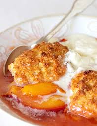 Fold in the egg whites. Old Fashioned Peach Cobbler Easy Recipe Vintage Kitchen Notes