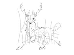 The images above represents how your finished drawing is going to look and the steps involved. Deer Base Furry Amino