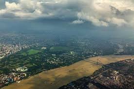 Aerial View Of Kolkata West Bengal Places To Visit Aerial View India Travel