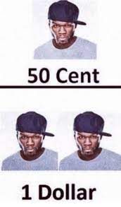 50 Cent 1 Dollar 50 Cent Meme On Me Me