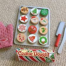 Slice and pretend to bake a dozen wooden cookies, then decorate them for christmas! Find More Melissa And Doug Christmas Cookie Set For Sale At Up To 90 Off