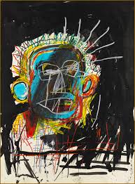 Jean-Michel Basquiat. Untitled (Self Portrait) 1982 (oilstick and ink on  paper) Private Collection.