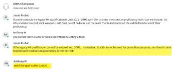 Relevant Information: Individual Weapons Qualification (IWQ)