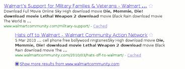 Walmart Web Site Hacked And Hosting Spam