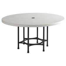 On the other hand, your patio furniture has to be the best in quality. Tommy Bahama Pavlova French Ivory Stone Top Metal Round Outdoor Dining Table 51 D 60 D Kathy Kuo Home
