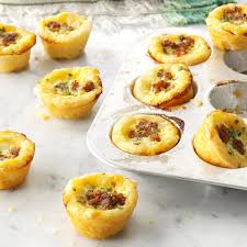 Petite Sausage Quiches Recipe Christmas Brunch Recipes Quiche Recipes Easy Sausage Quiche