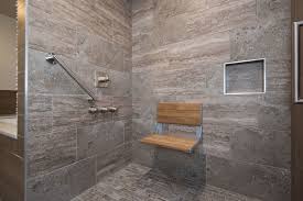 Begin by increasing doorways to at least 32 inches wide. Universal Design Bath Modern Bathroom St Louis By Next Project Studio Houzz