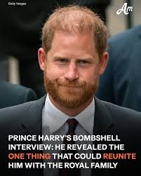 Prince Harry is hoping for reconciliation with the royal family.🤯