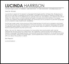Stevens & associates, a national career management and outp. Speech Language Pathologist Cover Letter Sample Cover Letter Templates Examples