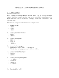 Btpn terengganu 2019 program singgah cakna menteri pendidikan malaysia ke smk padang midin. Perbezaan Acara Padang Dan Balapan