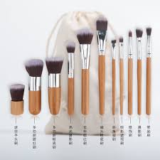 bamboo kabuki brushes makeup brush set