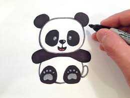 How To Draw A Panda Bear Published In Massify Online Magazine Hobbies Games Gift Ideas There Are A Lot Of Peop Panda Drawing Cute Panda Drawing Panda Art