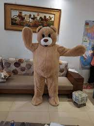 Dancing Bear Adult Plush Costume One Piece Suit Brown Full Body Mascot  Costume Party Event Carnival Hot Sale 
