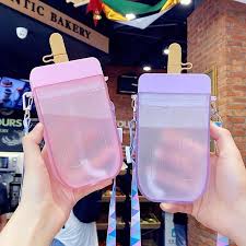 Cute Ice Cream Drinking Bottle In 2020 Trendy Water Bottles Cute Water Bottles Portable Water Bottle