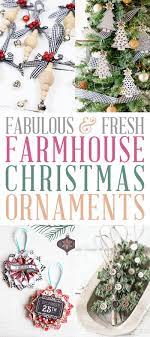 Fabulous Fresh Diy Farmhouse Christmas Ornaments The Cottage Market Farmhouse Christmas Ornaments Diy Christmas Tree Ornaments Diy Christmas Ornaments