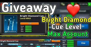 The faster you finish the rack the greater the points. Bright Diamond Cue Level Max Free Account For All In 8 Ball Pool 8bp Lover