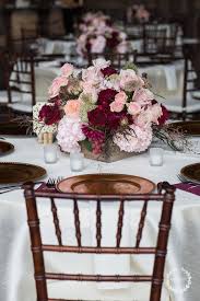 Burgundy And Blush Floral Centerpieces Look Very Fall Like And Lush Burgundy Wedding Centerpieces Burgundy And Blush Wedding Wedding Centerpieces