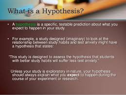 We make an educated guess. we write a hypothesis. Research Questions And Hypotheses