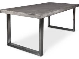 Metal industrial dining modern table legs desk legs base cast iron welding wrought iron coffee table bench legs night stand office table 28 inch triangle shape black diy (1 set of 2 pcs) 28h x19.7. Urbia Miller Dark Grey Brushed Stainless Steel 83 Wide Rectangular Dining Table Urbvgsmillergdt