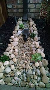 Amazing Garden Decorations With Rocks And Stones Garden Decoration Garden Decoration With Roc Rock Garden Landscaping Yard Landscaping Front Yard Landscaping