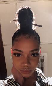 Pin By T Money On Styles Natural Hair Styles For Black Women Natural Hair Styles Natural Hair Bun Styles