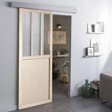 Porte Coulissante Atelier Vitree Atelier H 204 X L 83 Cm Leroy Merlin En 2020 Porte Coulissante Atelier Porte Coulissante Table Basse Vitree