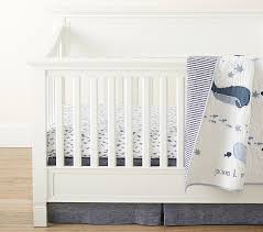 Collection features whale prints, a sailboat print, alphabet and numbers. Jack Nautical Baby Bedding Crib Bedding Pottery Barn Kids