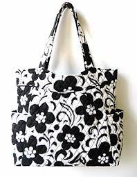 Looking for signature bright floral designs, quilted details and a great fit? Vera Bradley Large Pleated Tote Night And Day Black And White Floral Accessorising Brand Name Designer Handbags For Carry Wear Share If You Care Tote Fashion Tote Vera Bradley