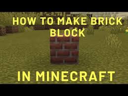 It is crucial for all the players to know about all the essential aspects so that you can. How To Make Brick Block In Minecraft 1 16 How To Make Brick Block In Hindi Youtube