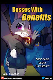 Bosses With Benefits (Zootopia) [Siroc] Cartoon Porn Comic