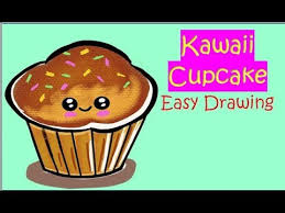 440x330 printable cute food coloring pages free cupcake foods s. How To Draw A Cute Cupcake Free Kawaii Coloring Pages Youtube