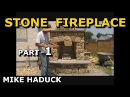 Made with wood, skamotec 225 and stone tiles. Stone Fireplace Part 1 Mike Haduck Youtube