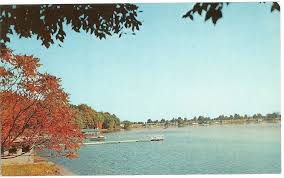 Diamond Lake Cassopolis Mi Michigan Postcard Diamond Lake Lake Postcard