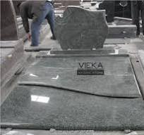 Olive Green Granite Tombstone & Monument,Memorials,Gravestone & Headstone  Vert Olive,Verde Olive,Verde Maritaca-Oliva,Namaqualand Green from China -  ...