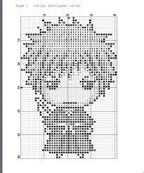 Bleach anime cross stitch patterns. Bleach Ichigo Kurosaki Cross Stitch Pattern Cross Stitch Cross Stitching Cross Stitch Patterns