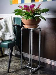 This is a really nice and simple way of making a stand that perfectly fits around an existing planter or a pot. Make A Diy Plant Stand Hgtv