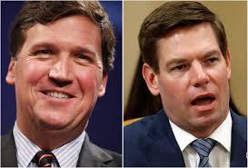Eric Swalwell exposes Tucker Carlson fan who wished him death