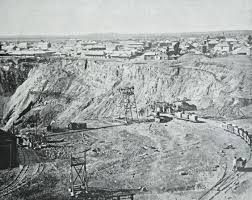 Kimberly 1890s Kimberly Big Hole Other Rock Mine Archive Album Image 001 Diamond Mines Antiques Kimberley