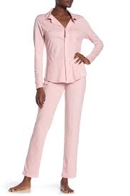 Munki Munki Signature Solid Pajama 2 Piece Set Hautelook