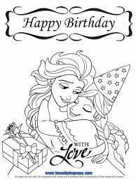 For boys and girls, kids and adults, teenagers and toddlers, preschoolers and older kids at school. Frozen Fever Coloring Pages Happy Birthday Card