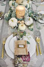 Pictures of thanksgiving table settings. 60 Thanksgiving Table Settings Thanksgiving Tablescapes Decoration Ideas