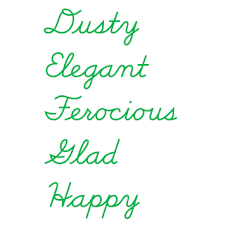 Maybe you would like to learn more about one of these? Connecting Uppercase Cursive Letters