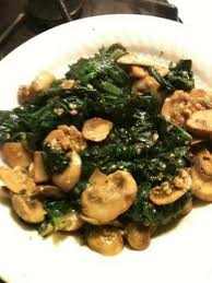 How To Cook Easy Garlic Mushrooms Spinach Recipe Spinach Recipes Healthy Recipes Veggie Dishes