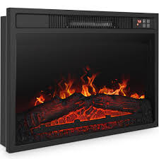 Cozy up to an electric fireplace. Della 1400w Embedded Fireplace Electric Insert Heater Glass Adjustable Log Flame W Remote Control Walmart Com Walmart Com