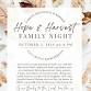 Hope & Harvest Family Night event image
