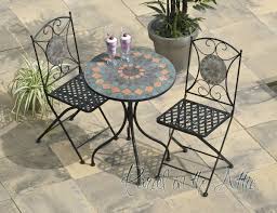 Naples Mosaic Bistro Set With 2 Or 4 Chairs Bistro Set Mosaic Patio Table Garden Dining Set