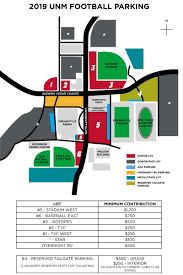 Tickets Parking University Of New Mexico Lobo Club