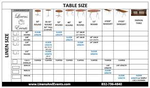 Find stylish home furnishings and decor at great prices! Table And Chair Comparison Charts Linens And Events